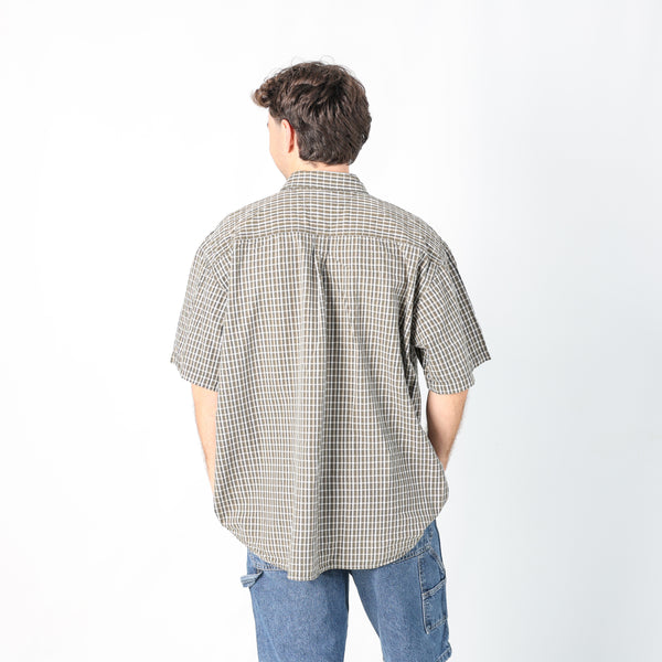 Dark Green 90s Dickies Short Sleeve Shirt (XXL)